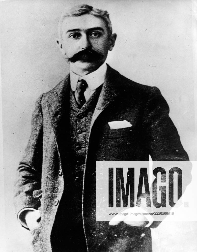 Baron Pierre de Coubertin (Frankreich) - Gründer des Internationalen Olympischen Komitees IOC - Leichtathletik OS Sommer Herren Olympische Spiele 1896, Sommerspiele, Historie Olympiahistorie Neuzeit Porträt Aufnahmedatum geschätzt Paris