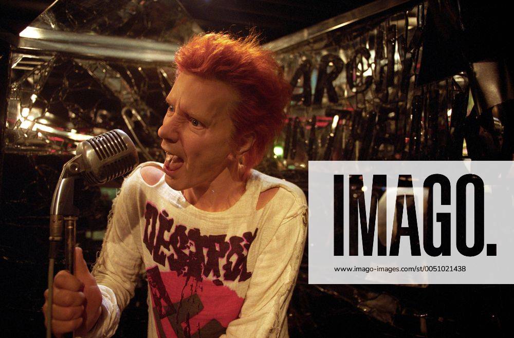 Johnny Rotten - Sänger der Sex Pistols - als Wachsfigur im Madam Tussauds Wachsfigurenkabinett London