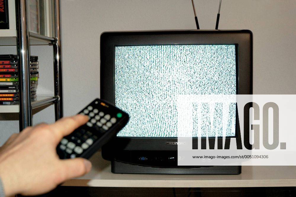 Fernseher mit Empfangsstörung