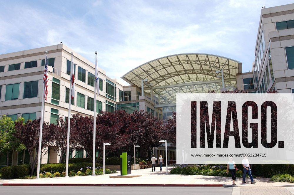 Hauptsitz von Apple - Infinite Loop - in Cupertino - Kalifornien