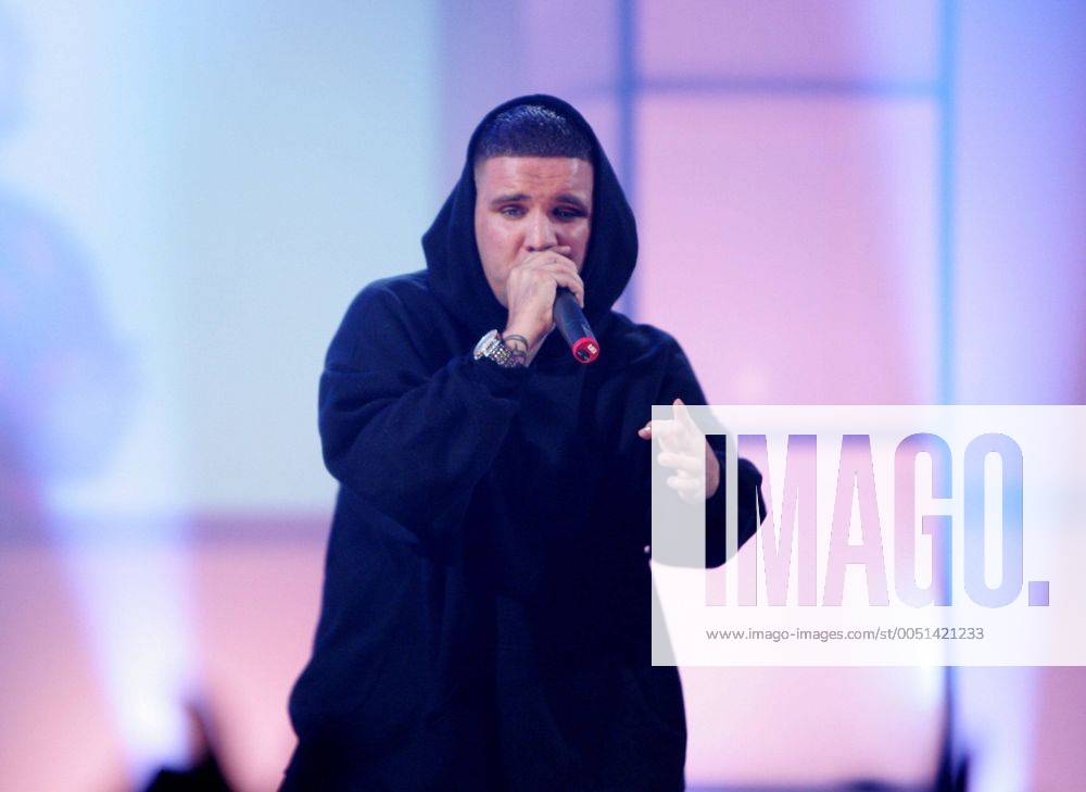 Rapper Fler (GER) anlässlich der RTL II Show - The Dome 39 - in Leipzig
