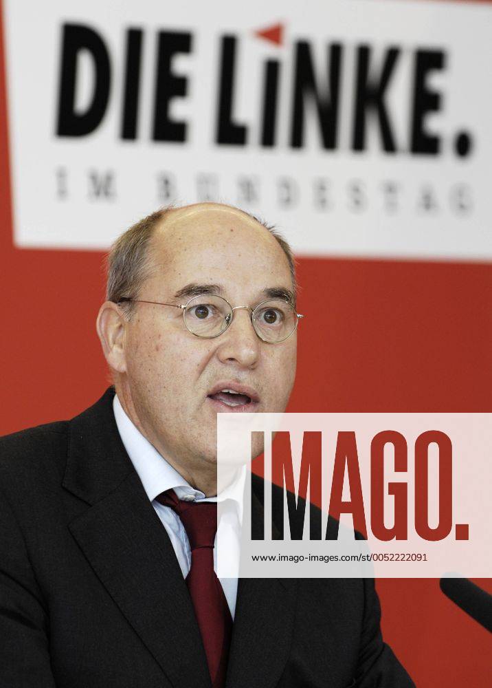 Gregor Gysi (GER Die Linke Fraktionsvorsitzender) in Berlin