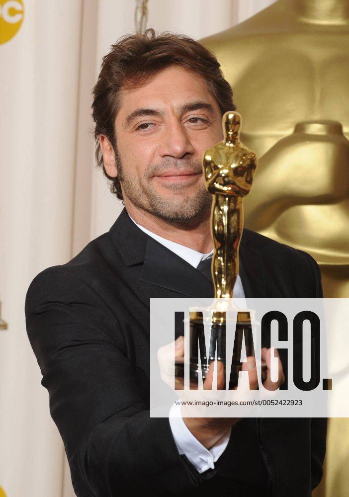 OSCARS. Bester Nebendarsteller. Preisträger 2001-2010 Preisträger Javier Bardem (Schauspieler) anlässlich der 80. Annual Academy Awards in Hollywood - (LAP20080224078)
