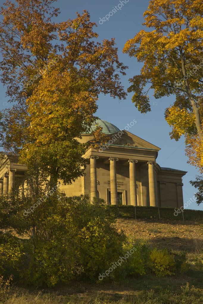 STUTTGART, GERMANY, 15 OKTOBER 2018. Stuttgart, funerary chapel.
