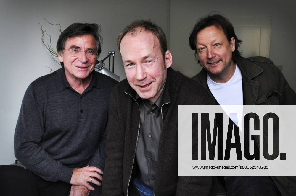 V.l.n.r.: Schauspieler Elmar Wepper, Ulrich Noethen und Matthias Brandt in Berlin