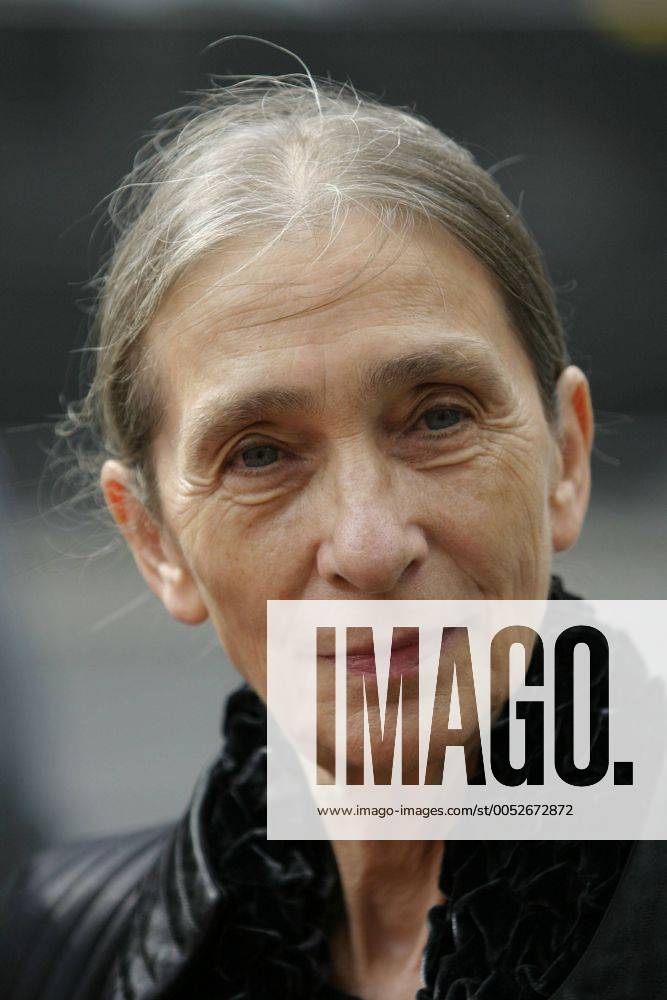 Choreographin Pina Bausch anlässlich ihrer Verleihung des Goethepreises in Frankfurt am Main