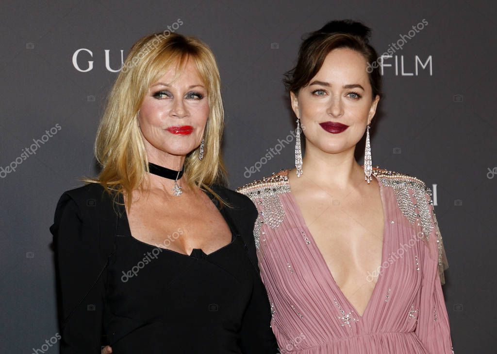 Melanie Griffith and Dakota Johnson at the 2017 LACMA Art + Film Gala held at the LACMA in Los Angeles, USA on November 4, 2017.