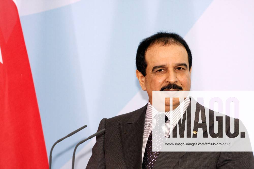 König Hamad bin Isa Al Khalifa (Bahrain) während eines Treffens in Berlin