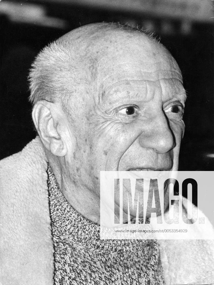 Jan 01, 1971 - Cannes, France - Famous as no artist ever had been, PABLO PICASSO was a pioneer, a master and a protean monster, with a hand in every art movement of the century. Before his 50th birthday, the little Spaniard from Malaga had become the very prototype of the modern artist as public figure. Picasso s audience - meaning people who had heard of him and seen his work, at least in reproduction - was in the tens, possibly hundreds, of millions. He and his work were the subjects of unending analysis, gossip, dislike, adoration and rumor. Cannes France - ZUMAk09