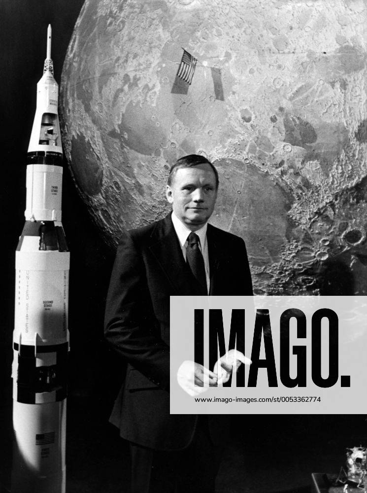 Jul 21, 1979; Paris, France; The first man in the moon, NEIL ARMSTRONG was answering all the questions of the audience of a French TV show Les dossiers de l ecran (the file of the screen) celebrating the 10th anniversary of the moon conquest (July 20th, 1969). The picture shows Neil during the show is Paris. Paris France - ZUMAk09