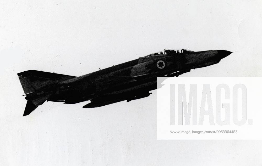 Oct 06, 1973; Cairo, Egypt; The 1973 Yom Kipper War started when Egypt and Syria suprise attacked in Sinai and Golan Heights, pictured is the F-4 Phantom II a supersonic, long-range, all-weather fighter bomber, operated by the Iranian Air Force. Cairo Egypt - ZUMAk09