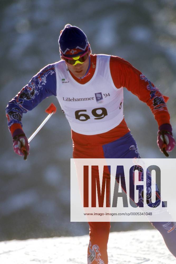 OLYMPIC LEGENDS: Thomas Alsgaard Thomas Alsgaard (NOR) Nordischer Skilauf OS Winter Herren Olympische Winterspiele, Olympia, Spiele, Ski Nordisch, Skisport 1994, Einzelbild Lillehammer