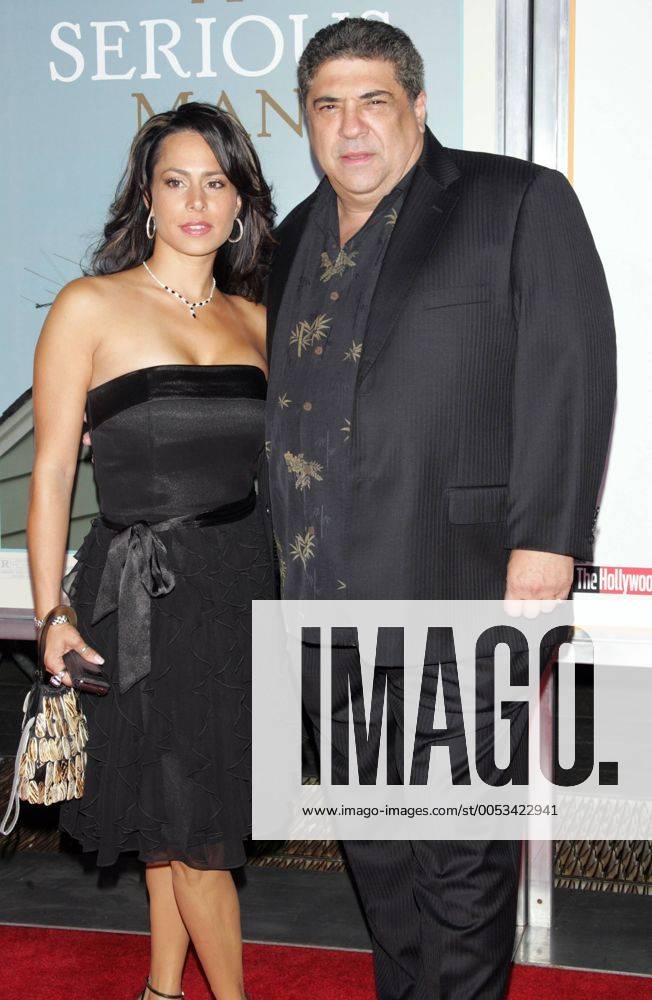 Vincent Pastore and wife arrive for the Friars Club Comedy Film Festival premiere of A Serious Man at the Ziegfeld Theater in New York on September 24, 2009. UPI Laura Cavanaugh NYP20090924229