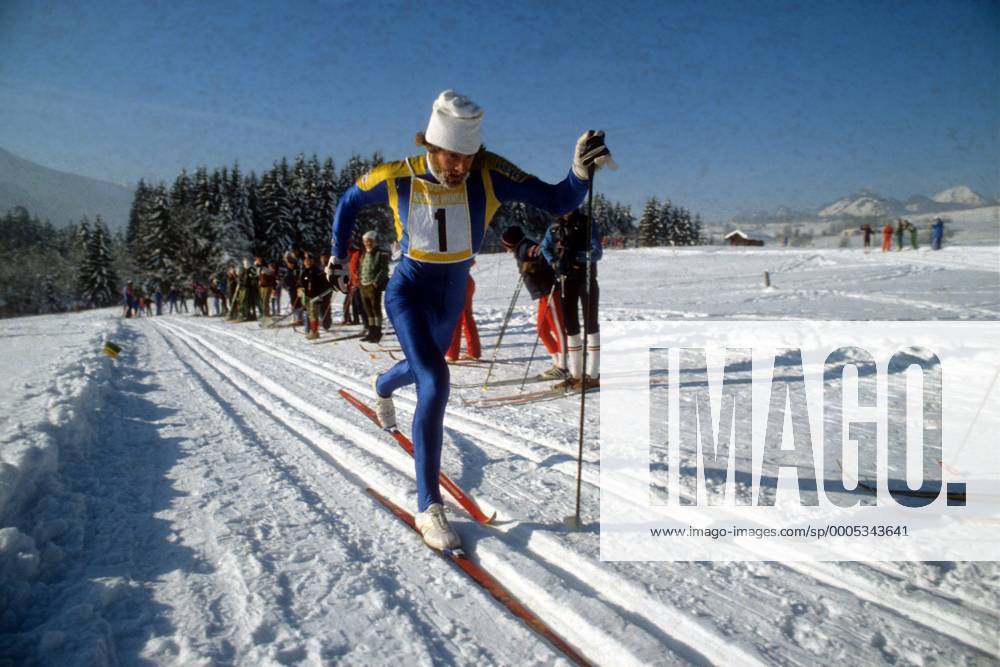 Thomas Wassberg (Schweden) Nordischer Skilauf Herren Ski Nordisch 1979, Skisport, Langlauf Einzelbild Aufnahmedatum geschätzt Reit im Winkl