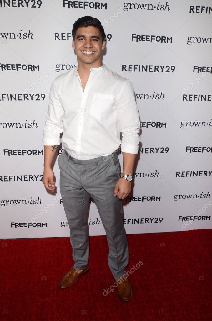 LOS ANGELES - DEC 13: Jordan Buhat at the "Grown-ish" Premiere Screening at the Lure Nightclub on December 13, 2017 in Hollywood, CA