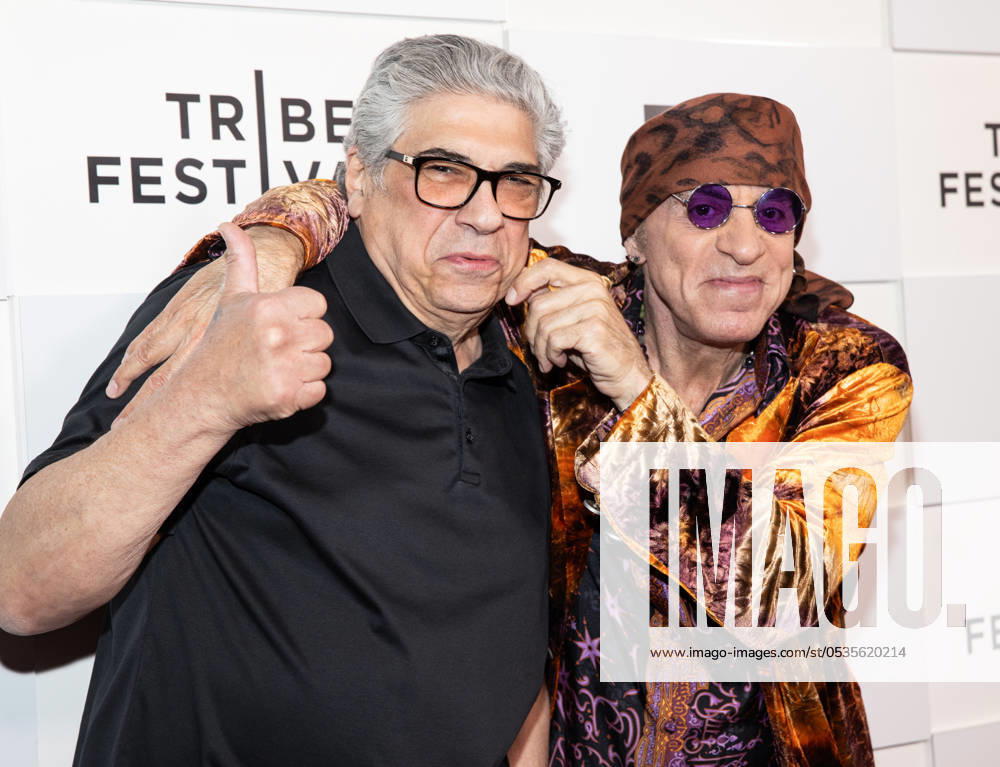 Vincent Pastore and Stevie Van Zandt attend the 2024 Tribeca Film Festival: Stevie Van Zandt: Disciple World Premiere at the BMCC Tribeca Performing Arts Center in New York, June 8, 2024 New York USA - ZUMAp281 20240608_zea_p281_029