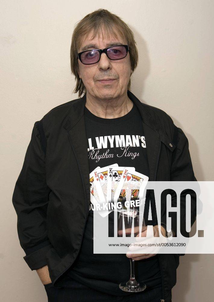 Bill Wyman (ehemaliger Bassist der Band The Rolling Stones ) während eines exklusiven Fotoshootings in der Glasgow Royal Concert Hall
