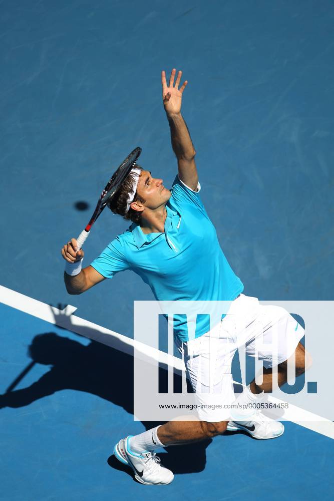 Roger Federer, SUI, in the first round of 2010 Tennis Australian Open in Melbourne, 19 01 2010 -