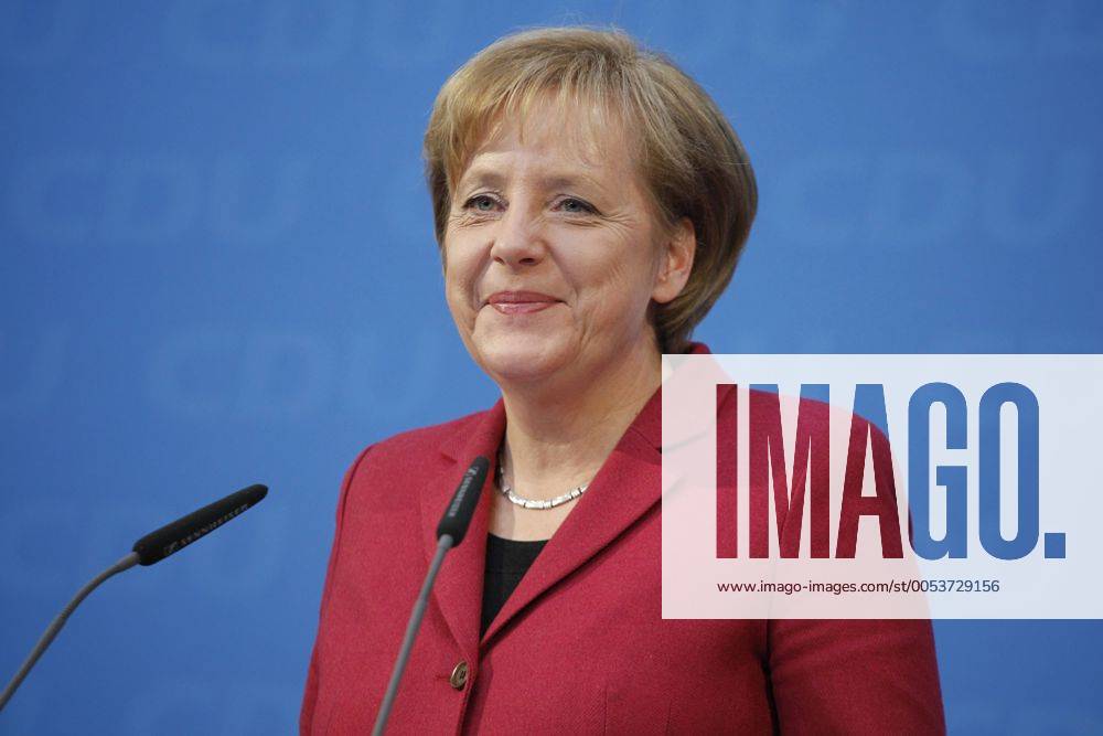 Pressekonferenz mit der CDU-Vorsitzenden, Bundeskanzlerin Dr. Angela Merkel Thema: Berliner Erklärung, Unsere Perspektiven 2010- 2013