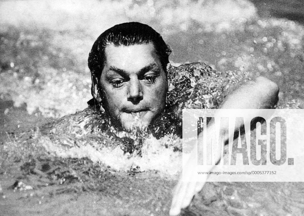OLYMPICS 1924, PARIS. JOHNNY WEISSMÜLLER (USA) - o0 Schwimmen Olympische Spiele, Sommerspiele Aufnahmedatum geschätzt