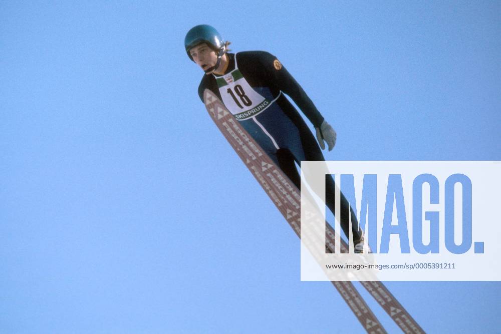 Ulrich Wehling (DDR) Nordische Kombination OS Winter Herren Olympische Spiele Innsbruck 1976, Winterspiele, Ski Nordisch, Skisport, Skisprung Einzelbild Innsbruck