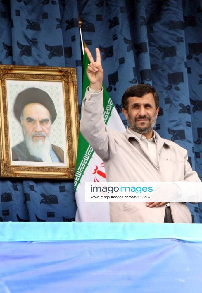 A handout picture made available by Iranian president Mahmoud Ahmadinejad s official website shows Ahmadinejad as he greets supporters in the city of Oroumieh, in north-western Iran, April 7, 2010. Iran on Wednesday deplored remarks by President Barack Obama on the United States new nuclear strategy. WAX20100407305