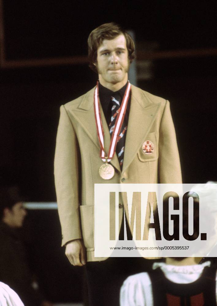 Ulrich Wehling (DDR), Olympiasieger 1976 in Innsbruck Nordische Kombination OS Winter Herren Olympische Spiele Innsbruck 1976, Winterspiele, Ski Nordisch, Skisport, Langlauf Einzelbild Innsbruck