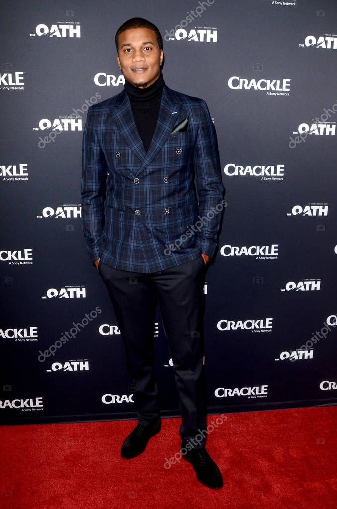 LOS ANGELES - JAN 14: Cory Hardrict at the Crackle's "The Oath" Photo Call at the Langham Huntington Hotel on January 14, 2018 in Pasadena, CA