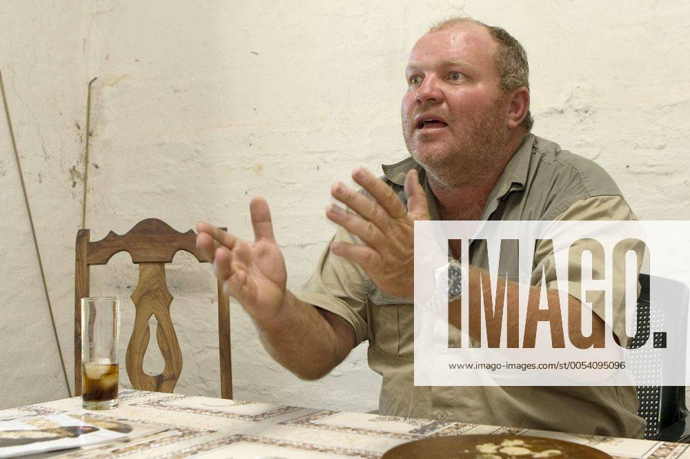NYLSTROOM, SOUTH AFRICA ? 18 May 2010: Barend Pienaar the chairman of the Boerevolk Vryheidstigting (BVS) on his farm Kiepersol just outside Nylstroom on 19 May 2010. Many rightwing organizations prepare for Uhuru, the night of the long knives. It is said to be a revolution during which all white people will be killed. The Commando corps have been doing defense drills, to prepare them when they need to take action. Many believe the racial situation in South Africa has sharpened by the murder of AWB Leader Eugene Terreblanche and the hate speech comments made by ANC Youth League president Julius Malema. ( Gallo115877