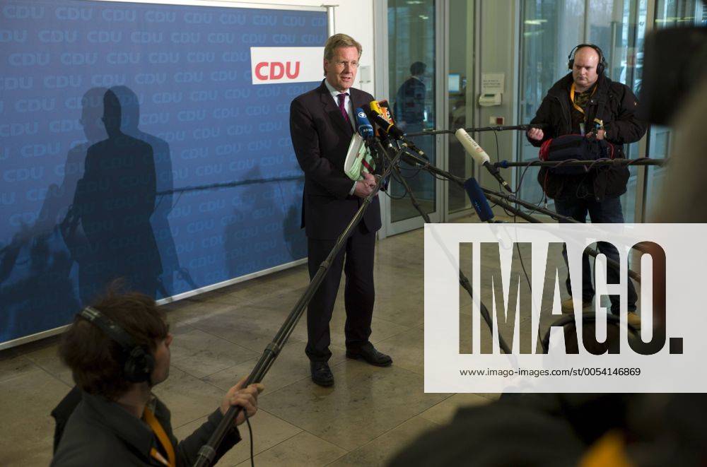 Deutschland, Berlin, Konrad Adenauer Haus, CDU Klausur, Christian Wulff