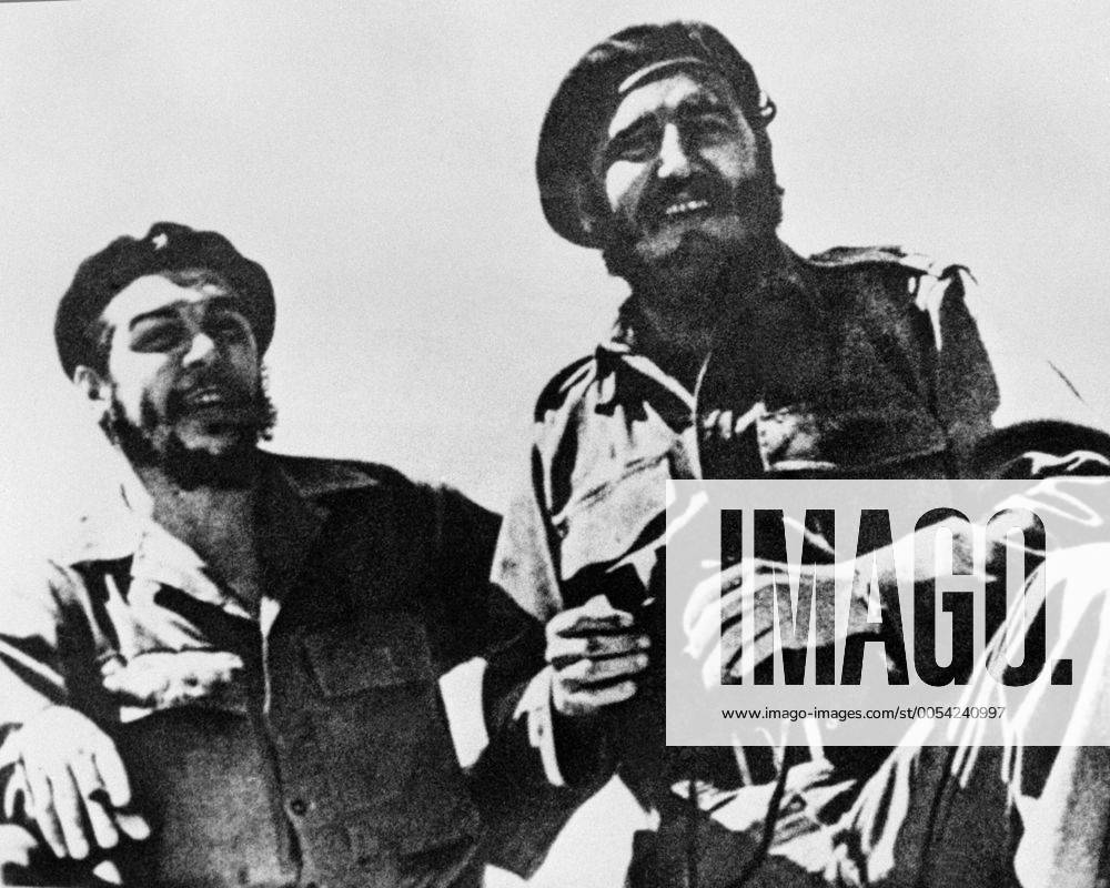 File picture of Cuban revolutionaries Fidel Castro (right) and Che Guevara. On July 26th 1953 a group of young rebels led by Fidel Castro attacked Moncada caserns in Santiago-de-Cuba and Carlos Manuel de Sespedes casern in Bayamo. The attack marked the beginning of the guerrila war against the regime of Fuljencio Batista which ended with the victory of revolution on January the 1st 1959. 97205