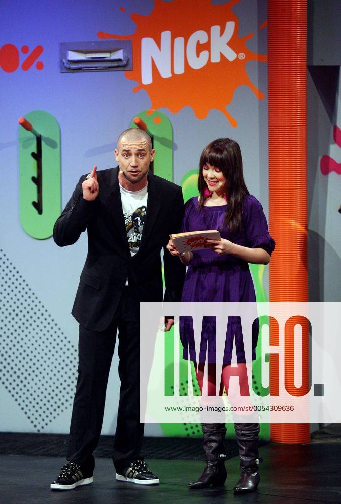 Nickelodeon Kids Choice Awards 2008 in Bottrop, Deutschland - Bürger Lars Dietrich und Nela Panghy-Lee