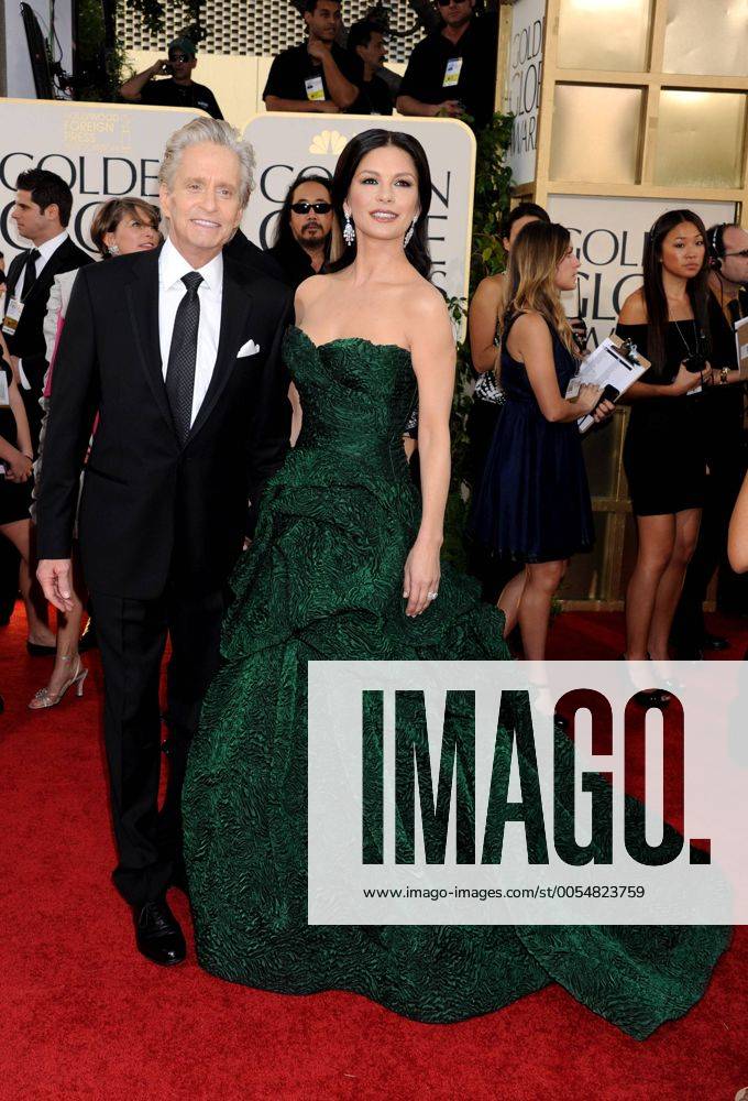Michael Douglas und Catherine Zeta Jones bei der Verleihung der 68. Golden Globe Awards in Beverly Hills am 16.01.2011 The 68th Annual Golden Globe Awards 2011