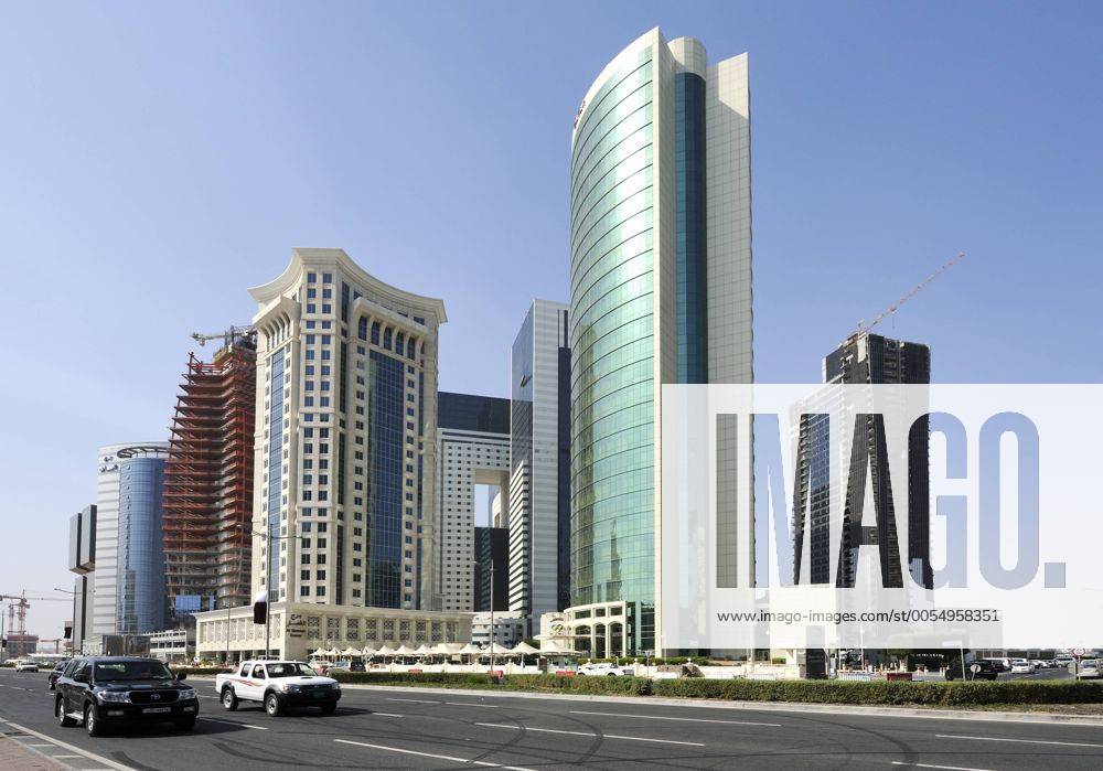 Hauptquartier des nationalen olympischen Komitees von Qatar, Doha, Emirat Katar, Qatar, arabische Halbinsel, Persischer Golf, Naher Osten, Asien iblhli01846910