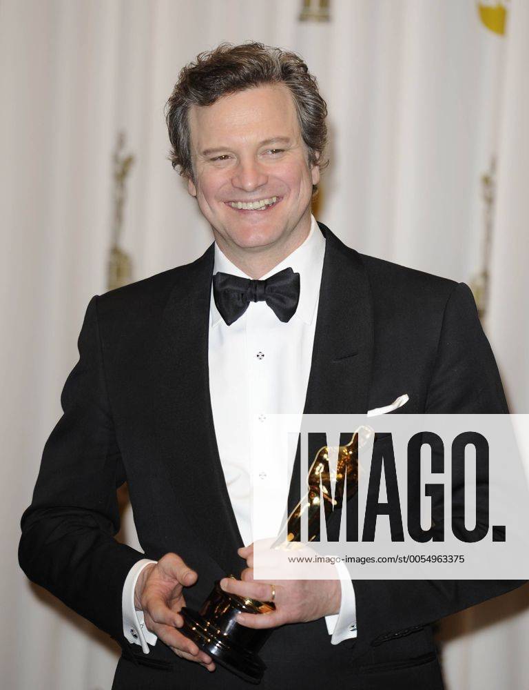 OSCARS. Bester Hauptdarsteller. Preisträger 2011-2020 HOLLYWOOD, Feb. 28, 2011 (Xinhua) -- Colin Firth poses with the trophy after winning the best Actor in a Leading Role of the 83rd Annual Academy Awards for film The King s Speech at the Kodak Theater in Hollywood, California, the United States, Feb. 28, 2011. (Xinhua Qi Heng) (axy) U.S.-HOLLYWOOD-OSCARS-WINNERS