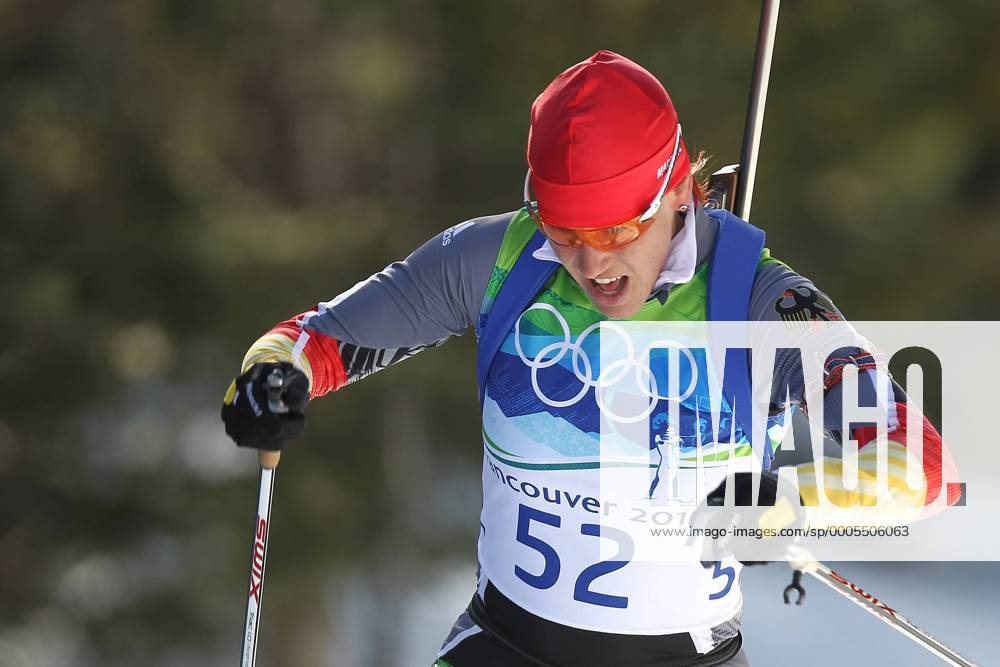 Kati Wilhelm, GER - 15km Einzel - 21. Olympische Winterspiele in Vancouver Whistler; 18 02 2010 -