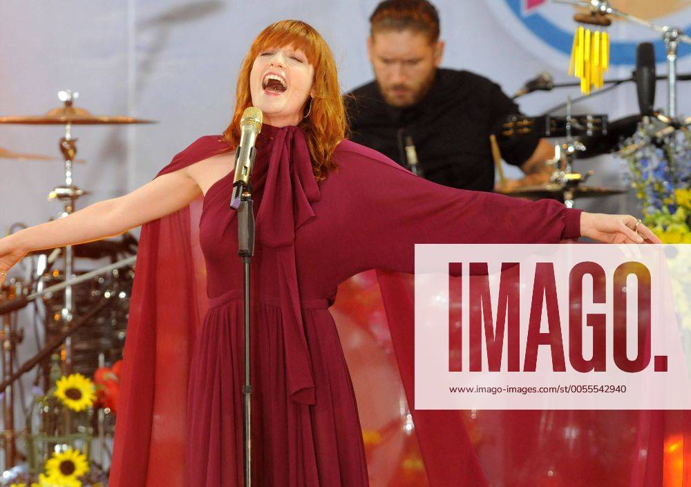 Florence Welch FLORENCE AND THE MACHINE PERFORM ON GOOD MORNING AMERICA New york NYPixs Picture Perfect