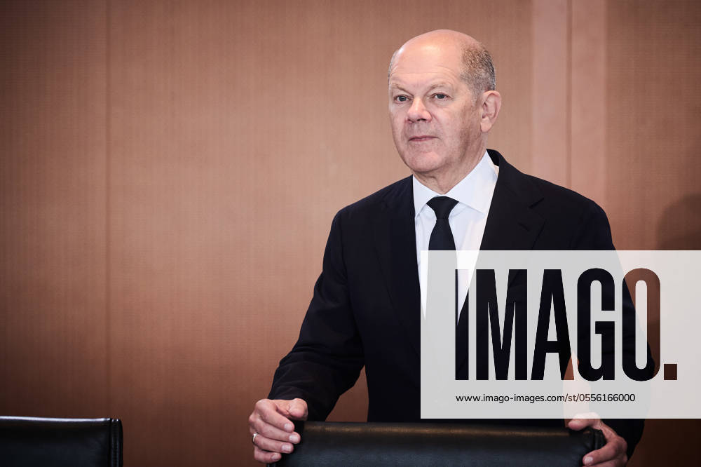 Berlin, Cabinet meeting of the Federal Government in the Federal Chancellery Cabinet meeting of the Federal Government on 05 06 2024 in the Federal Chancellery in Berlin In the picture Federal Chancellor Olaf Scholz SPD Berlin Federal Chancellery Berlin Germany