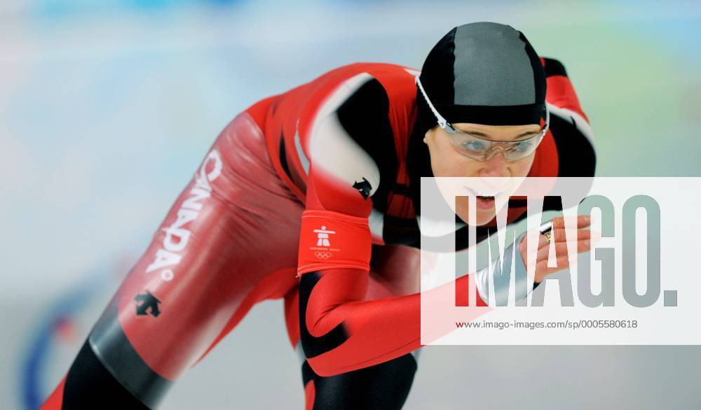 Olympische Spiele 2010 Richmond Olympic Oval Eisschnelllauf 5000 Meter Frauen Clara Hughes (KANADA) 3. Platz