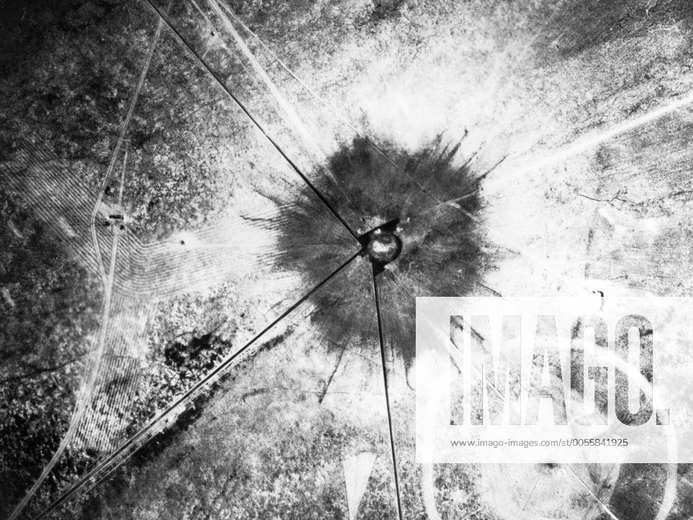Alamogordo New Mexico Trinity Crater Trinity Test July 16th 1945 Mono Print !AUFNAHMEDATUM GESCHÄTZT! UnitedArchives0816961
