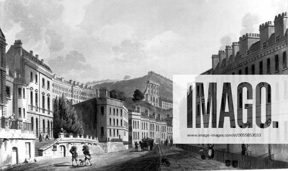 Axford & Paragon building, Bath, 1806. A Portrait of Jane Austen by David Cecil. Local Caption Mono Print !AUFNAHMEDATUM GESCHÄTZT! UnitedArchives0624472