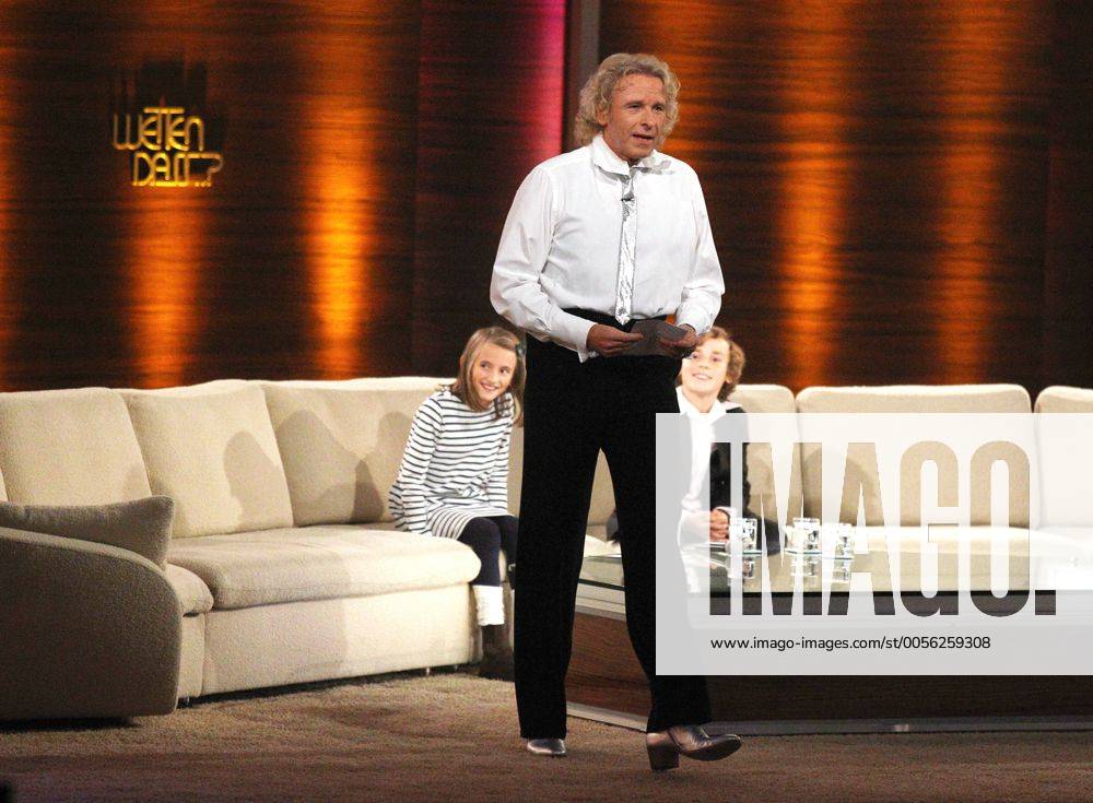 Samstag 05.11.2011, in Leipzig, TV Unterhaltungsshow Wetten, dass...? im ZDF Thomas Gottschalk DeFodi031