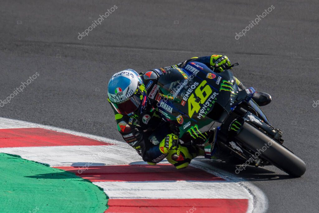Valentino rossi - monster energy yamaha motogp during Grand Prix of San Marino and Riviera di Rimini - Free practice 4 and Q at the Misano Marco Simoncelli World Circuit in misano adriatico, Italy, September 19 2020 - LM/Alessio Marini