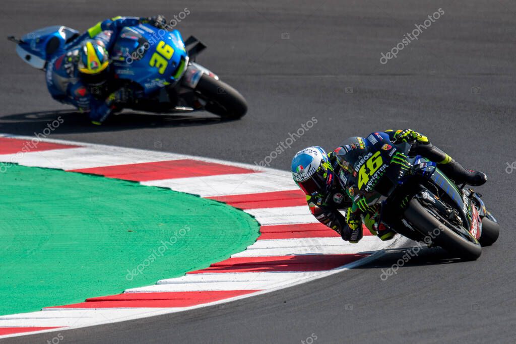 Valentino rossi - monster energy yamaha motogp during Grand Prix of San Marino and Riviera di Rimini - Free practice 4 and Q at the Misano Marco Simoncelli World Circuit in misano adriatico, Italy, September 19 2020 - LM/Alessio Marini