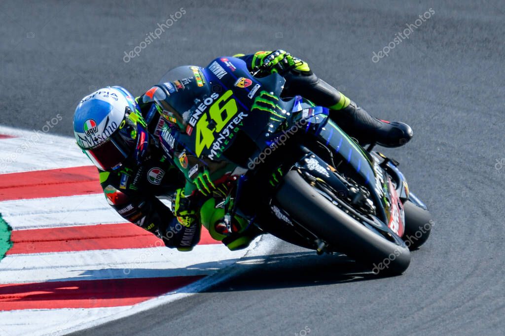 Valentino rossi - monster energy yamaha motogp during Grand Prix of San Marino and Riviera di Rimini - Free practice 4 and Q at the Misano Marco Simoncelli World Circuit in misano adriatico, Italy, September 19 2020 - LM/Alessio Marini