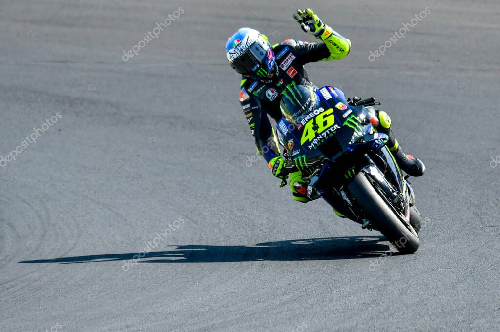Valentino rossi - monster energy yamaha motogp during Grand Prix of San Marino and Riviera di Rimini - Free practice 4 and Q at the Misano Marco Simoncelli World Circuit in misano adriatico, Italy, September 19 2020 - LM/Alessio Marini