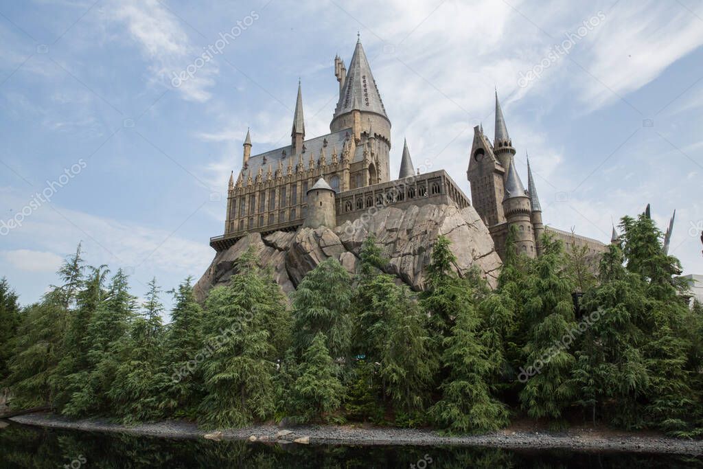 Harry Potter castle, Universal Studios, Osaka, Japan