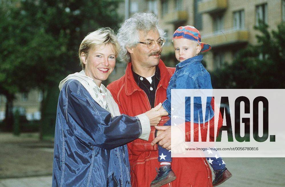 Thomas Roth mit Ehefrau Monika und Tochter Frances in Moskau