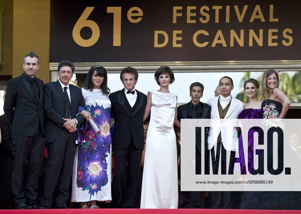 61. Internationale Filmfestspiele von Cannes 2008 Festival de Cannes 2008 61st Annual Cannes Film Festival - Tag 1. Premiere von Blindness Die Stadt der Blinden Alfonso Cuaron, Sergio Castellitto, Marjane Satrapi, Sean Penn, Jeanne Balibar, Rachid Bouchareb, Apichatpong Weerasethakul, Natalie Portman, Alexandra Maria Lara