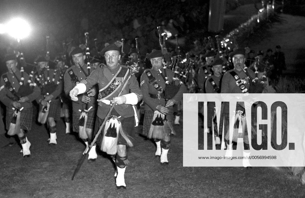 1. Internationale Filmfestspiele Berlin 1st Berlin Film Festival (Berlinale), 06.-17. Juni 1951 Schottische Armeeband